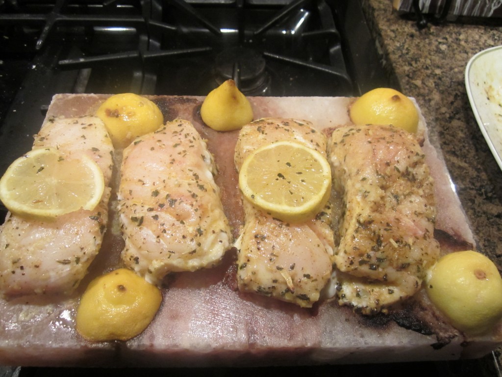 salt block halibut