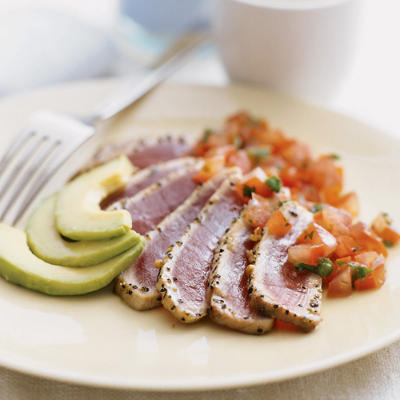 seared-tuna-with japanese salsa